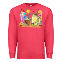 Cardinal summer drinks coffee cups Premium Sweatshirt - texasbilliewilder