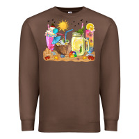 Chestnut summer drinks coffee cups Premium Sweatshirt - texasbilliewilder