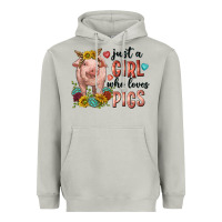 Moon Dust western just girl who loves pigs Heavyweight Hoodie - texasbilliewilder