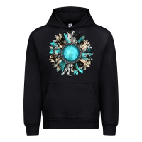 Black western sunflower gemstone Urban Hoodie - JahusDesignShop