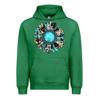 Emerald western sunflower gemstone Urban Hoodie - JahusDesignShop