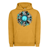 Pigment Peanut Butter western sunflower gemstone Urban Hoodie - JahusDesignShop