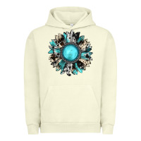 Pigment Pistachio western sunflower gemstone Urban Hoodie - JahusDesignShop