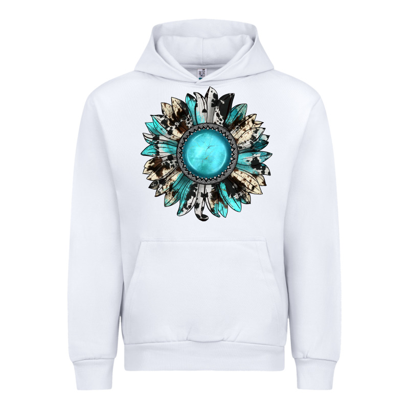 Western Sunflower Gemstone Urban Hoodie by JahusDesignShop | Teevron