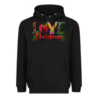 Black Western Christmas Love Heavyweight Hoodie - RanaPortraitStore