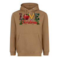 Toasted Coconut Western Christmas Love Heavyweight Hoodie - RanaPortraitStore