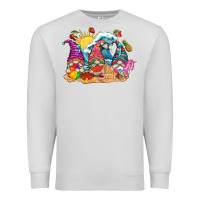 Dove Grey summer gnome tbw Premium Sweatshirt - texasbilliewilder