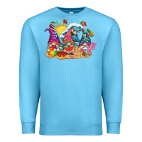 Ocean Blue summer gnome tbw Premium Sweatshirt - texasbilliewilder
