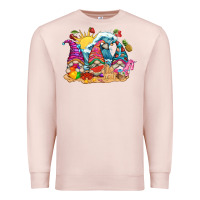 Pale Pink summer gnome tbw Premium Sweatshirt - texasbilliewilder