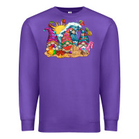 Purple summer gnome tbw Premium Sweatshirt - texasbilliewilder