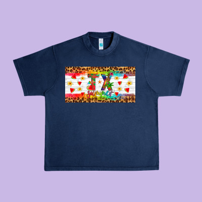 Texas Summer License Plate Urban Heavy Tee Designed By Artiststas
