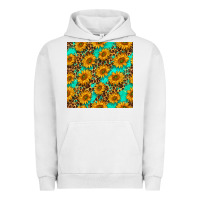 Pigment Lunar Rock sunflowers and leopard western seamless pattern Urban Hoodie - BundleAndBundleShop