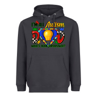 Smoke im an autism dad whats your superpower Heavyweight Hoodie - Zillion Design Studio