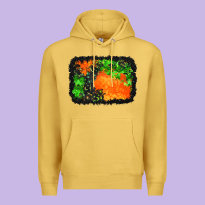 Halloween Mystic Symbol Background Premium Hoodie Designed By Bundleandbundleshop