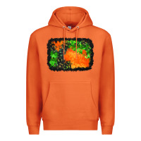 Carrot halloween mystic symbol background Premium Hoodie - BundleAndBundleShop
