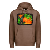 Chestnut halloween mystic symbol background Premium Hoodie - BundleAndBundleShop