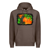 Coffee halloween mystic symbol background Premium Hoodie - BundleAndBundleShop