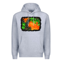 Heather Grey halloween mystic symbol background Premium Hoodie - BundleAndBundleShop