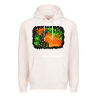 Pale Pink halloween mystic symbol background Premium Hoodie - BundleAndBundleShop