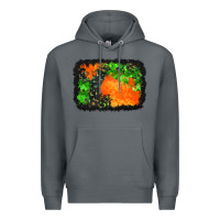 Rock halloween mystic symbol background Premium Hoodie - BundleAndBundleShop