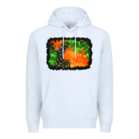 White halloween mystic symbol background Premium Hoodie - BundleAndBundleShop