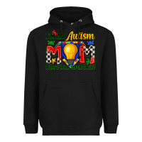 Black i'm an autism mom what's your superpower Heavyweight Hoodie - Zillion Design Studio