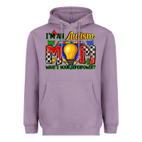 Lavender i'm an autism mom what's your superpower Heavyweight Hoodie - Zillion Design Studio