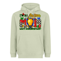 Matcha i'm an autism mom what's your superpower Heavyweight Hoodie - Zillion Design Studio