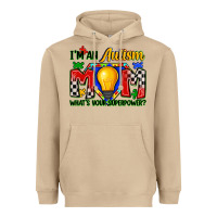Mushroom i'm an autism mom what's your superpower Heavyweight Hoodie - Zillion Design Studio