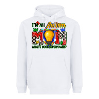 White i'm an autism mom what's your superpower Heavyweight Hoodie - Zillion Design Studio