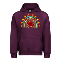 Mauve Wine firefighter rainbow Urban Hoodie - Artiststas