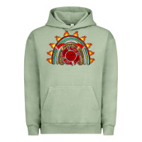 Pigment Oil Green firefighter rainbow Urban Hoodie - Artiststas