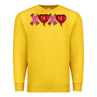 Lemon valentine's day xoxo heart balloon Premium Sweatshirt - RanaPortraitStore