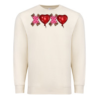 Sandshell valentine's day xoxo heart balloon Premium Sweatshirt - RanaPortraitStore