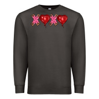 Valentine's Day Xoxo Heart Balloon Premium Sweatshirt | Teevron