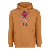 Meerkat western pink with stars and cowgirl Heavyweight Hoodie - texasbilliewilder