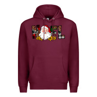 Burgundy santa noel Premium Hoodie - JahusDesignShop