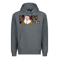 Rock santa noel Premium Hoodie - JahusDesignShop