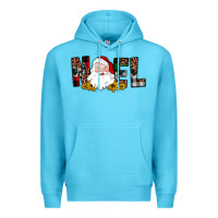 Ocean Blue santa noel Premium Hoodie - JahusDesignShop