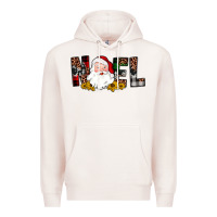 Pale Pink santa noel Premium Hoodie - JahusDesignShop