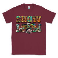 Burgundy show mom baby cow Classic Tee - BarkalooDesign