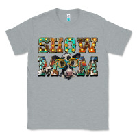 Heather Grey show mom baby cow Classic Tee - BarkalooDesign