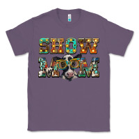 Lavender show mom baby cow Classic Tee - BarkalooDesign