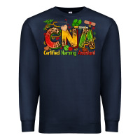 Navy certified nursing assistant juneteenth Premium Sweatshirt - Zillion Design Studio