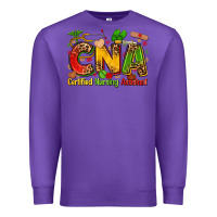 Purple certified nursing assistant juneteenth Premium Sweatshirt - Zillion Design Studio