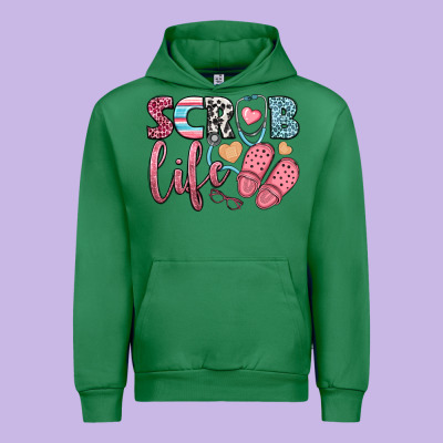 Scrub Life Urban Hoodie Designed By Bundleandbundleshop