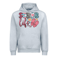 Heather Grey scrub life Urban Hoodie - BundleAndBundleShop