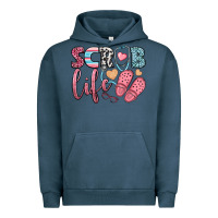 Pigment Midnight Navy scrub life Urban Hoodie - BundleAndBundleShop