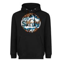 Black Let It Snow Heavyweight Hoodie - RanaPortraitStore