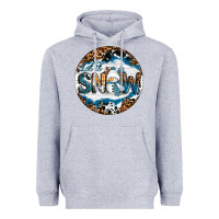 Heather Grey Let It Snow Heavyweight Hoodie - RanaPortraitStore